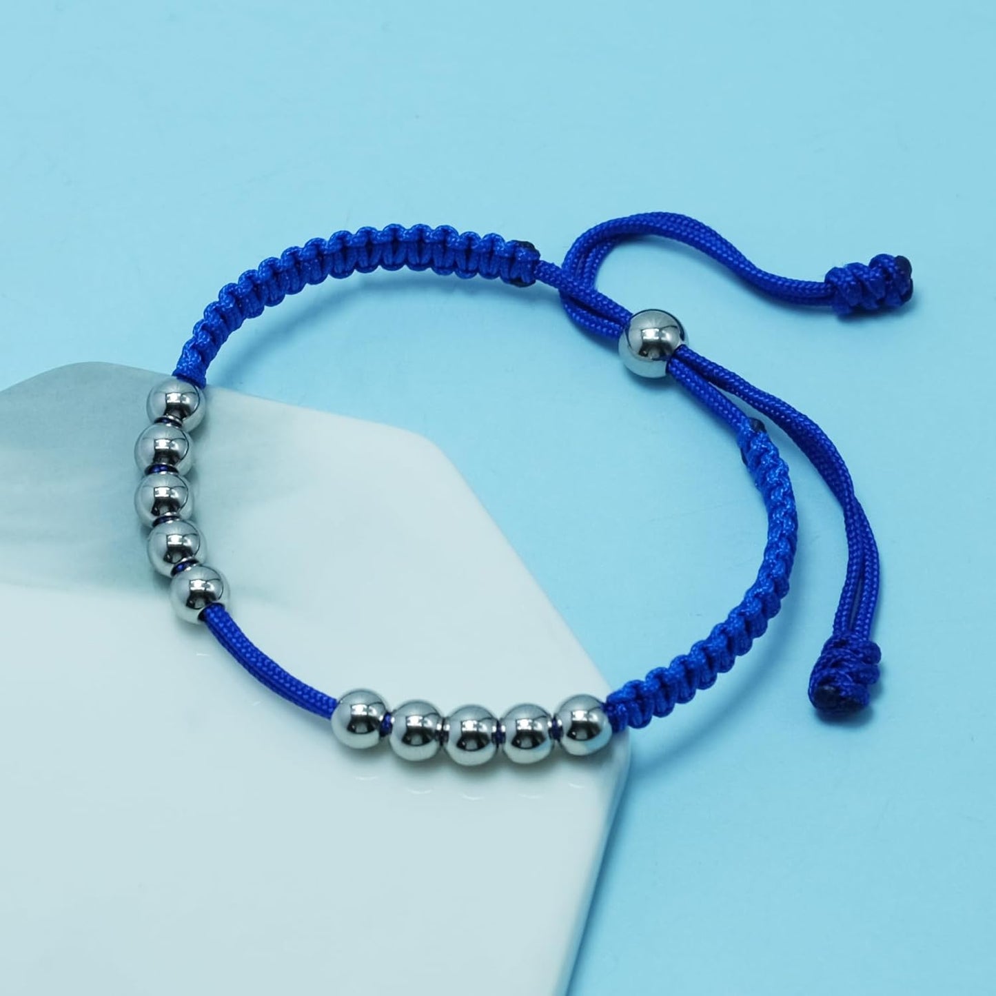 LAMIBEE Golf Stainless Steel 10 Beads Score Counter Bracelet, Golf Stroke Count Bracelet, Resizable and Easy to Adjust Golf Round Scoring Tracker, Durable and Stylish Golf Accessory