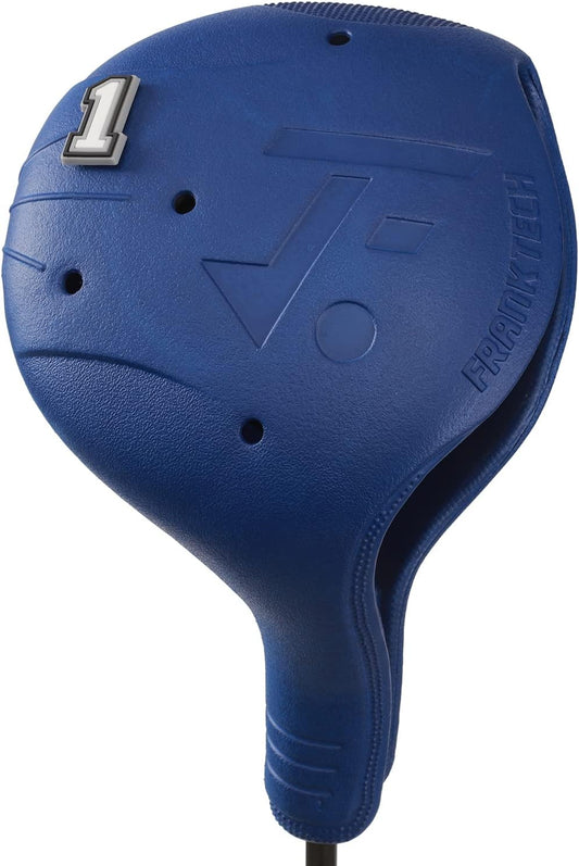 Golf Head Covers, EVA Plastic Golf Club Covers for Driver Fairway Woods Hybrid, Driver Headcover with Pins, Fit All Right-Handed Golf Clubs, Easy On Off, Washable