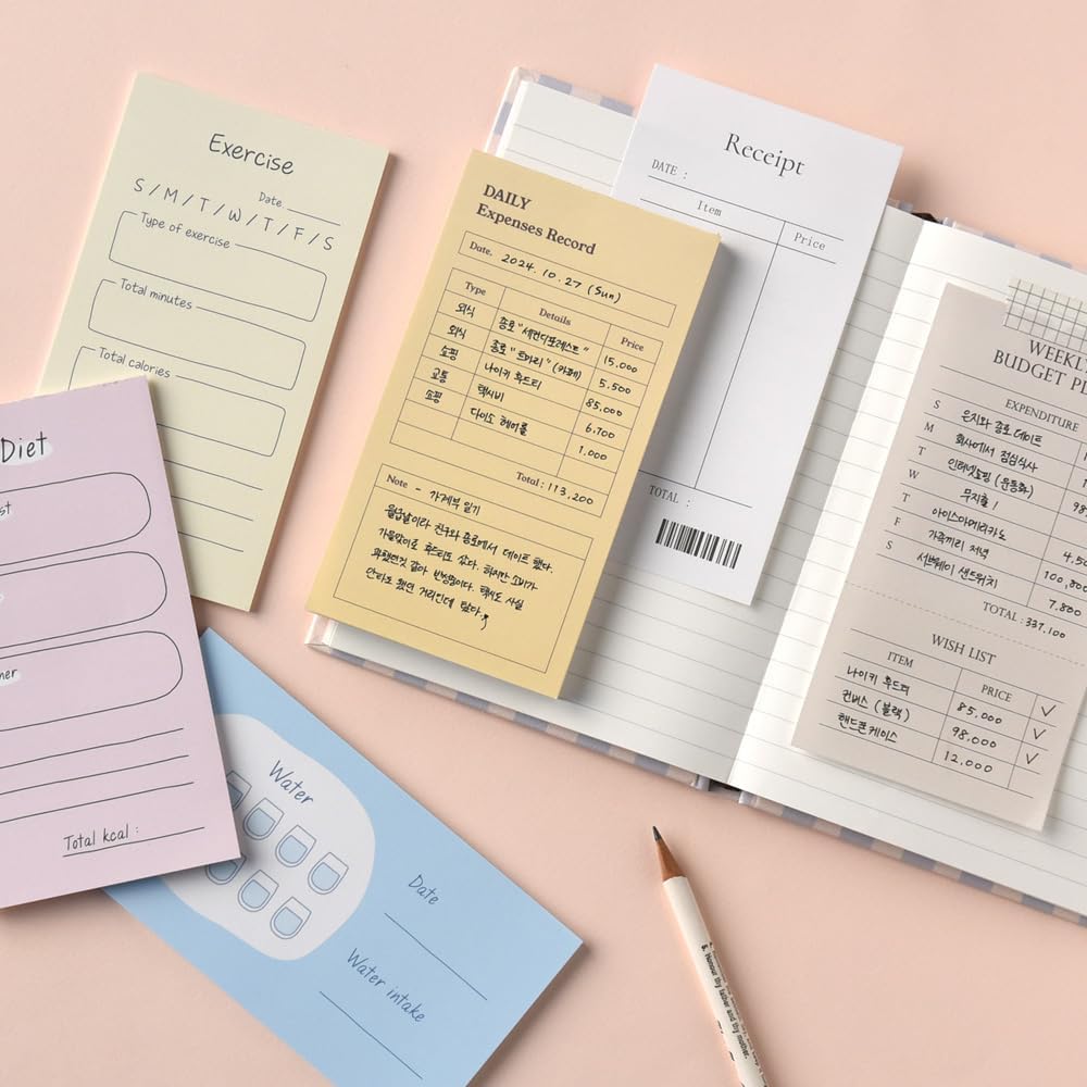 Monolike Triple Memopad Today's Record 2P A Set