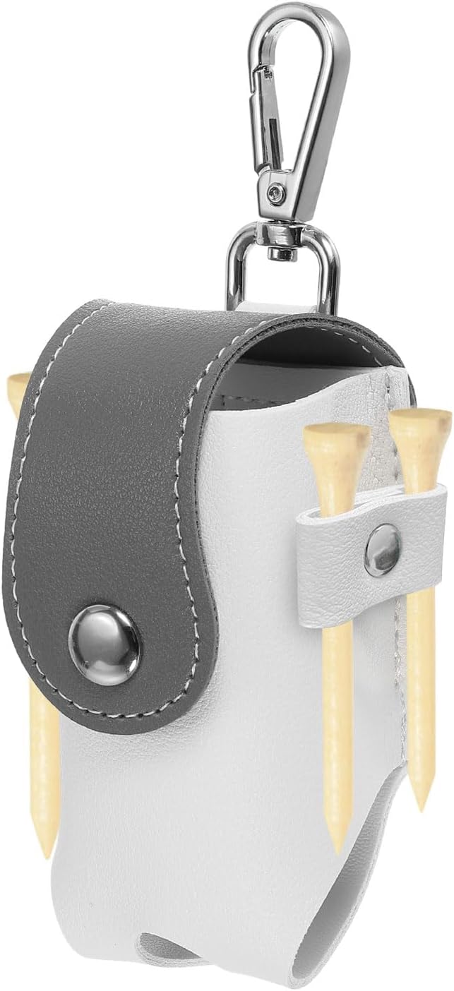 PATIKIL Golf Ball Waist Bag, Golf Ball Carry Pouch with Tee Holder, Buckle, Clip for Women Men Belt Golf Storage