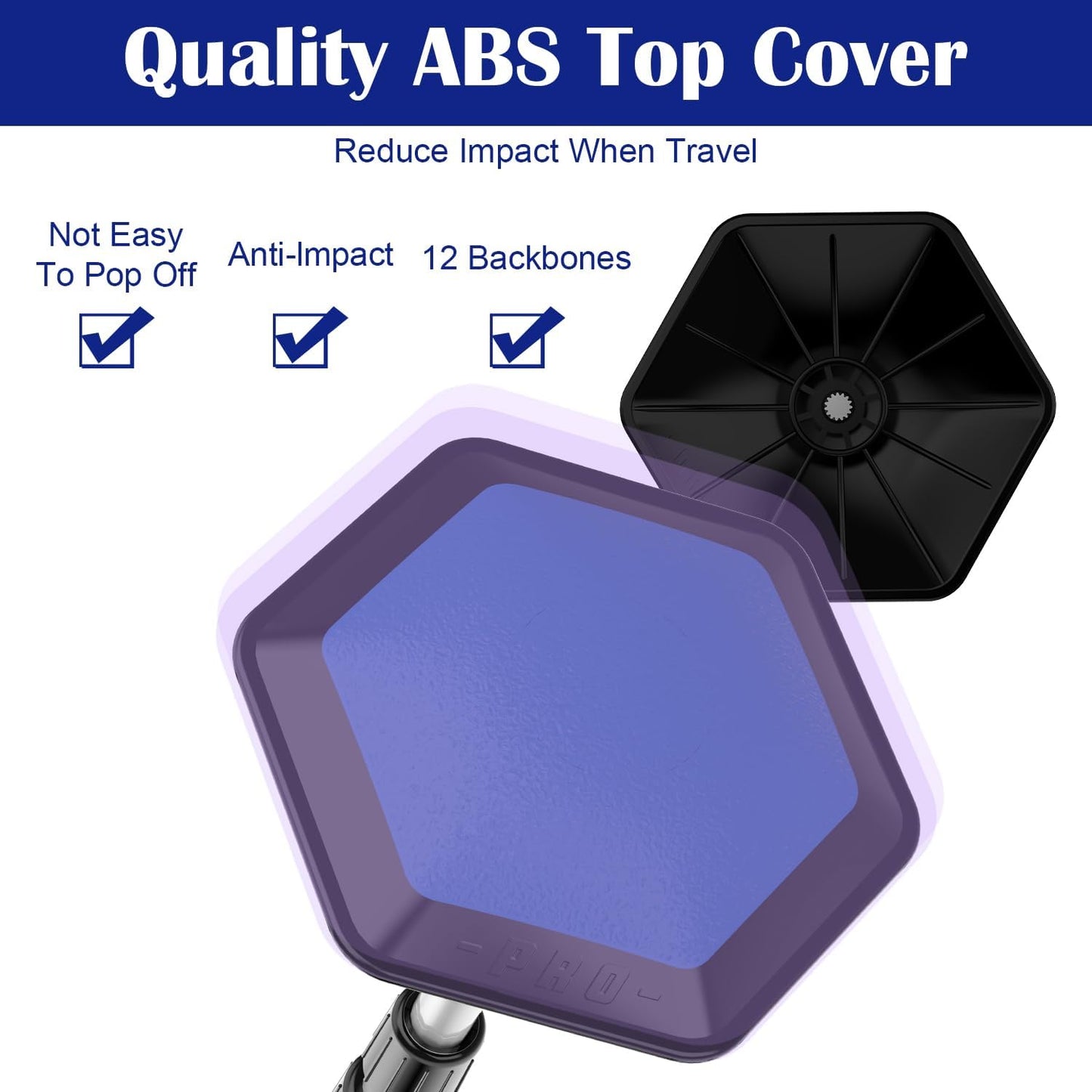 Golf Travel Bag Support Pole Aluminium Golf Travel Bag Pole 52In to Protect Golf Clubs from Impacts,Retractable Shaft Fit Golf Bag