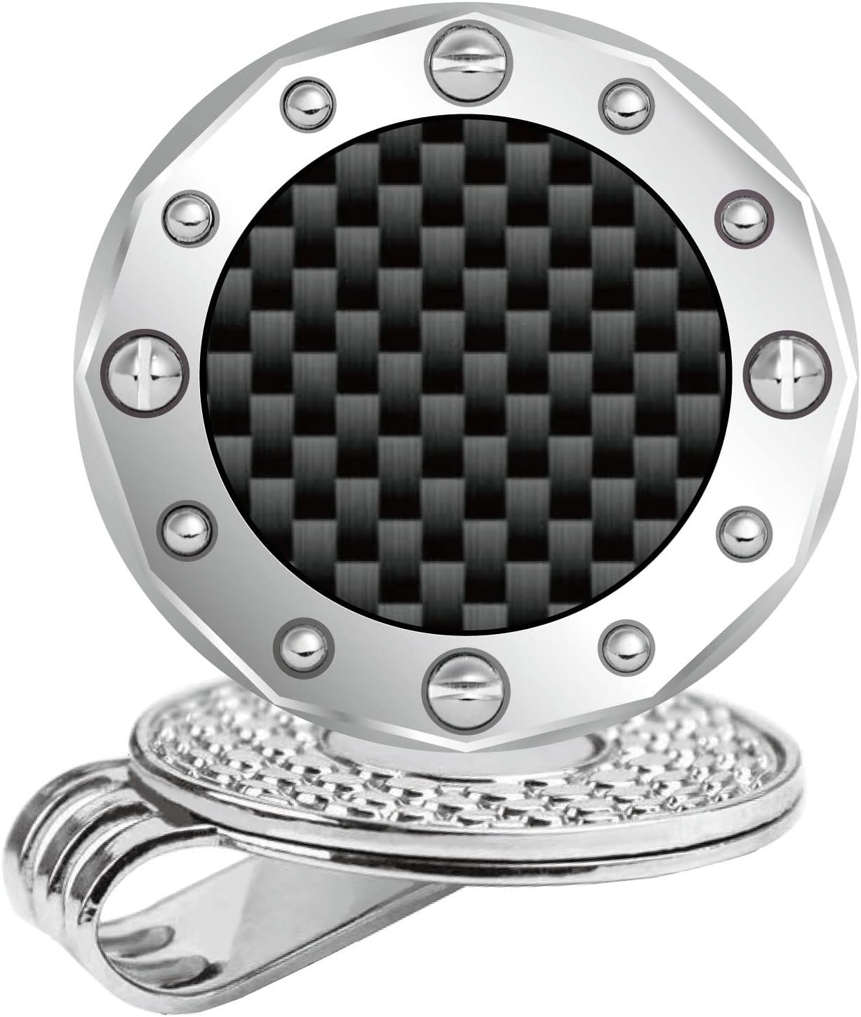 Golf Ball Marker with Carbon Fiber Ball Marker Bracelet, Golf Accessories, Golf Gifts, Golf Counter for Men Women