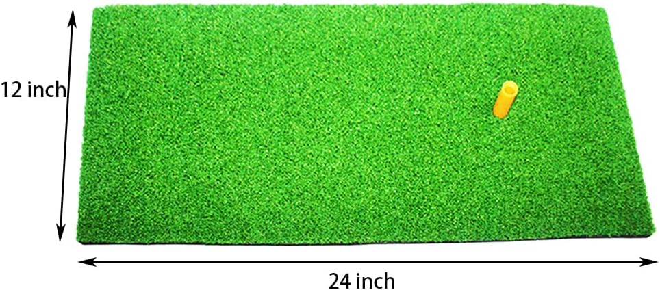 Golf Mat| Artificial Turf, Foam Bottom Golf Hitting Mat| Outdoor and Indoor Practice Golf Mat with Rubber tee for Swing and Chipping Practice