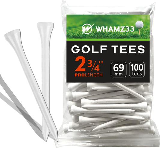 Professional Wooden Golf Tees 2 3/4 inch Tee Pack of 100 Golf Tee