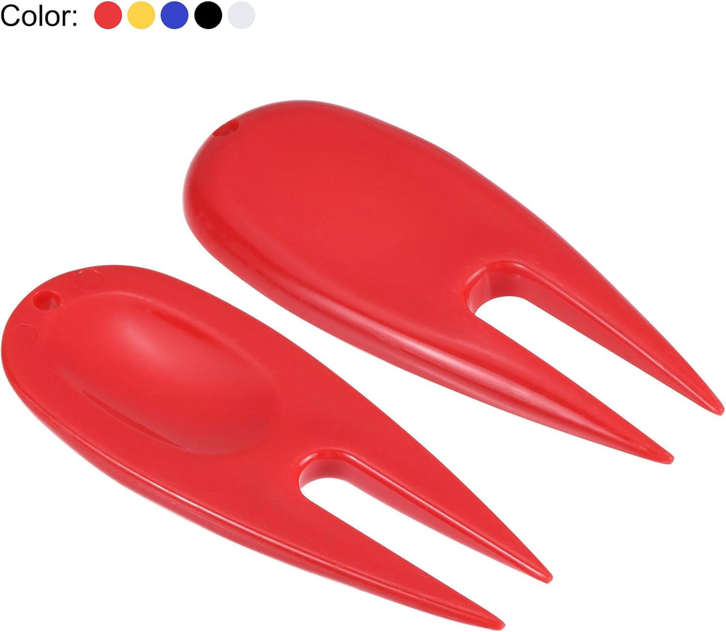 PATIKIL Golf Divot Repair Tool, 10 Pack Plastic Golf Mark Repair Tool Ball Marker Bulk for Golfer, 5 Colors