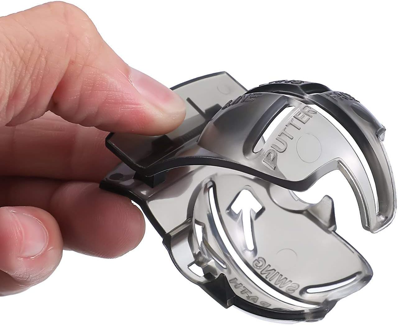 WILLBOND 2 Pieces Golf Ball Line Marker Tool Marking Alignment Putting Tool and 2 Pieces Golf Ball Marker Pen, 4 Pcs Totally