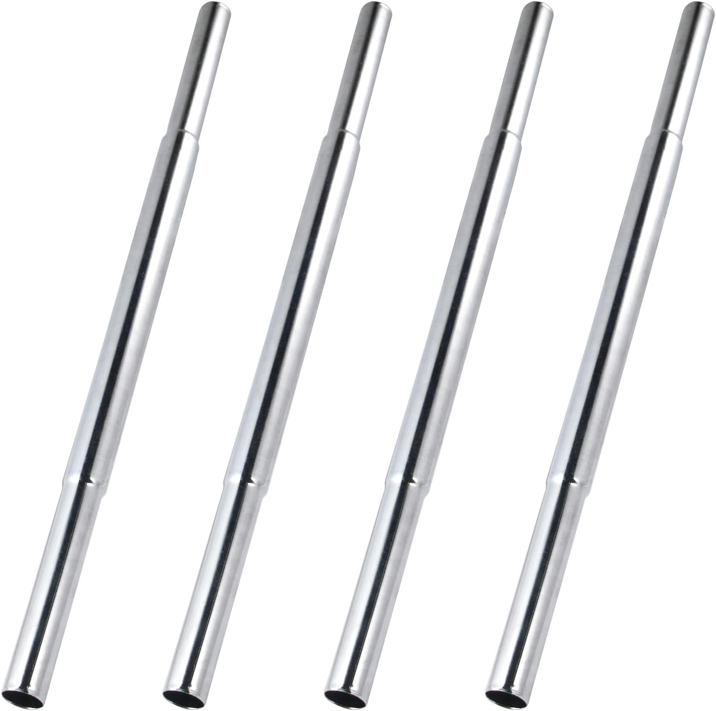 2 or 4 Pieces Golf Club Shaft Extensions, 0.6 Inch Steel Suitable for Iron and Wood Clubs, Essential Repair and Upgrade Kit