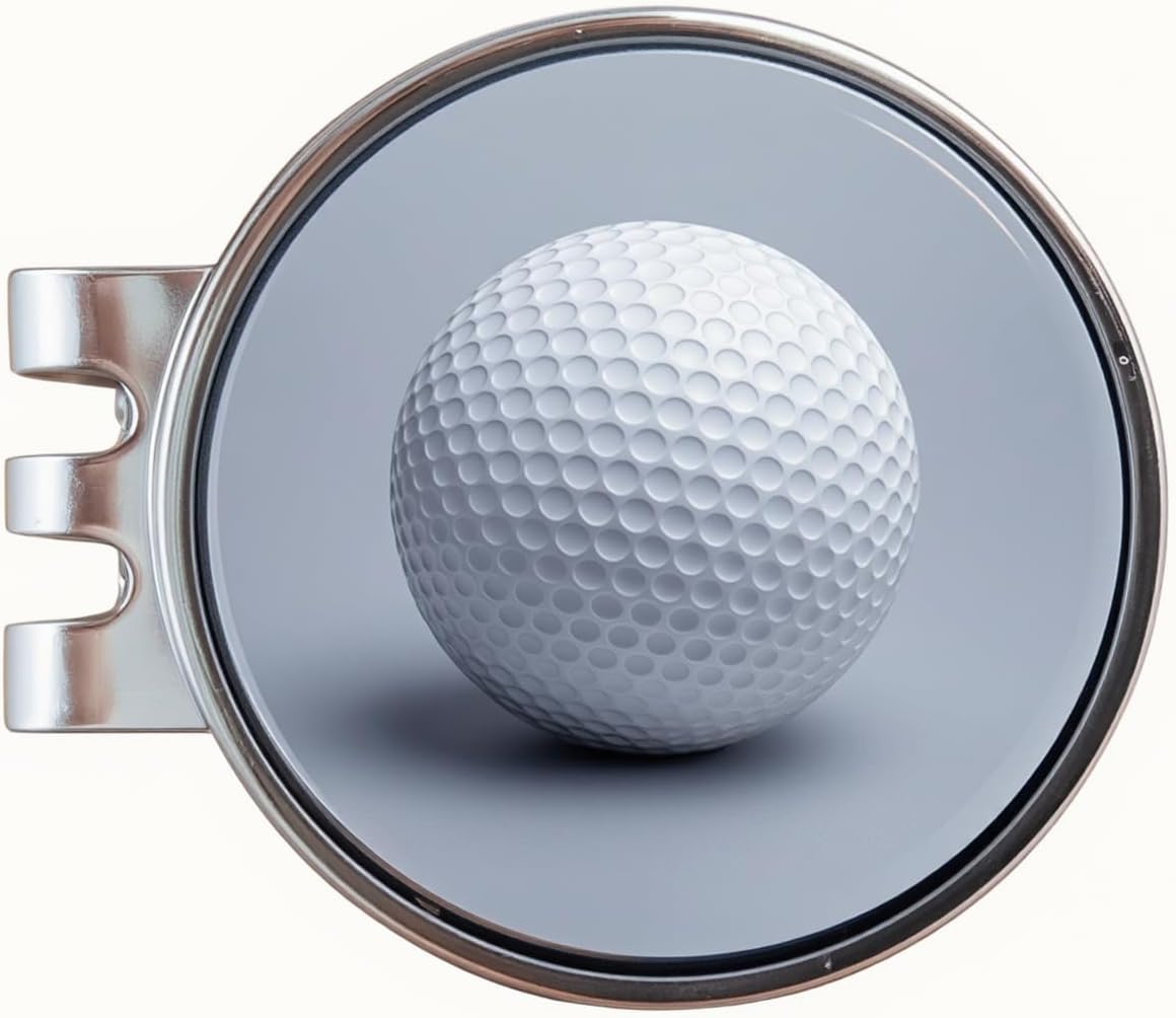 Custom Golf Ball Markers with Magnetic Hat Clip, Personalized Ball Marker & Clip,Metal Markers with Photo/Logo/Text Name, Durable Zinc Alloy Golf Accessories for Men Women
