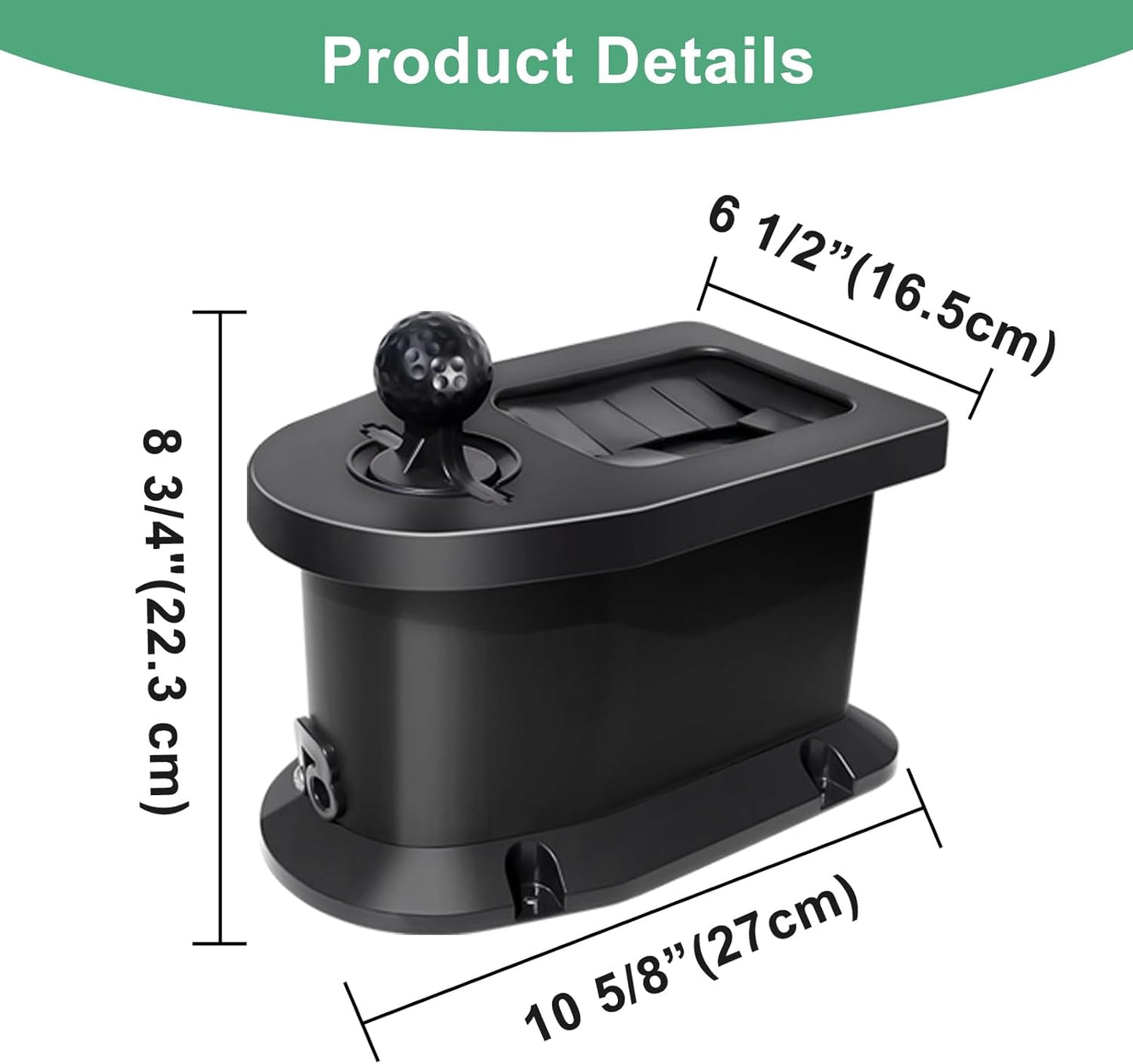 Golf Cart Ball Washer and Club Cleaner Kit for EZGO, Club Car, Yamaha, Advanced EV, Star EV, Universal & Detachable