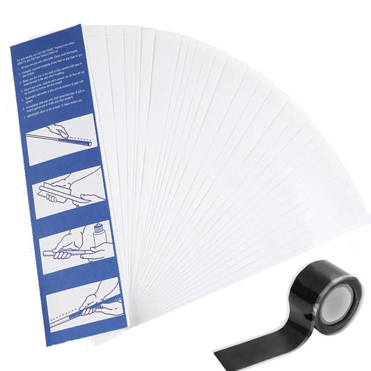 20PCS Golf Grip Tapes Club Grip Tapes Set Wrapping 2" x 10", Golf Club Grip Tape Roll 59 inch Regripping Kit Grip Impact Tapes Replacement Kit Wedge Putter Wrap Tapes for Men Women