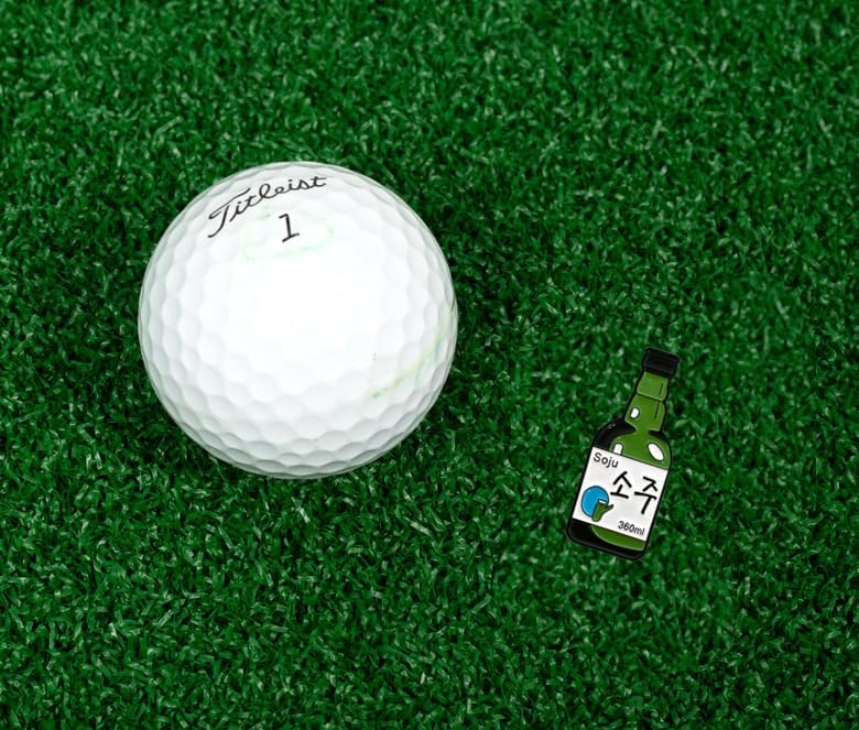 Funny & Unique Golf Ball Markers with Hat Clip – Food & Fun Icons – Perfect Golf Accessories & Gifts