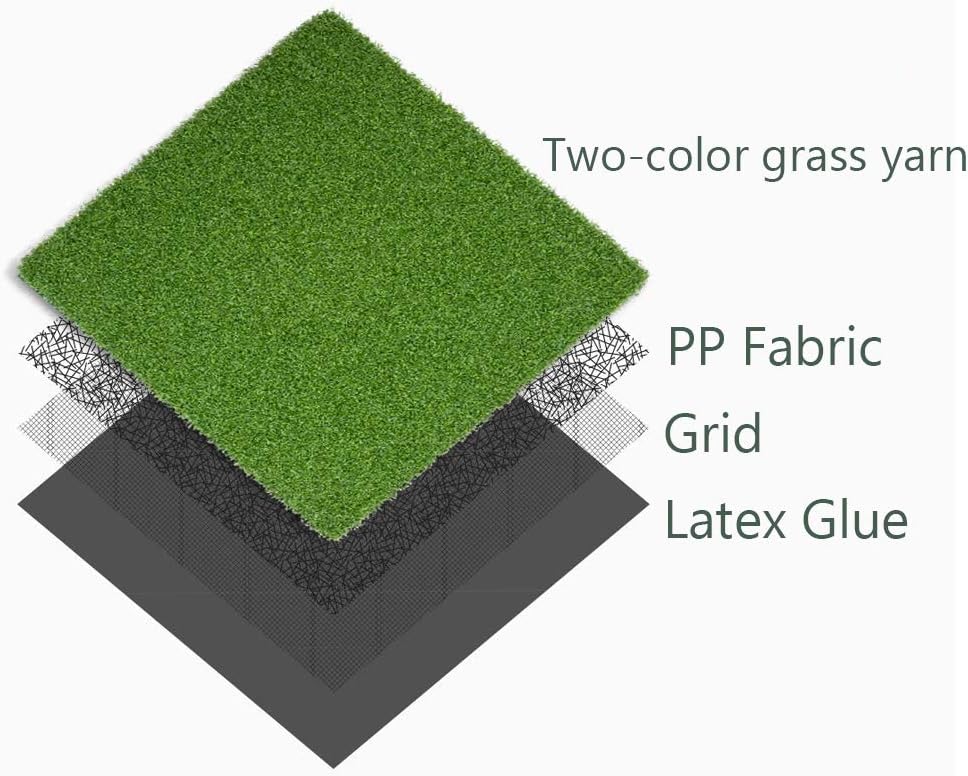 Golf Putting Green - Artificial Grass Turf 5FT X 8FT, Indoor/Outdoor Training Mat, Synthetic Fake Grass for Baseball, Football, Gym Sports