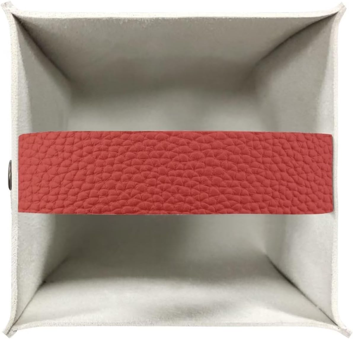 Christmas Tissue Box Cover Cube Cute Snowman PU Leather Decorative Tissue Box Holder Square Funny Tissue Case Cover Holiday Home Bathroom Accessories for Bedroom Living Room