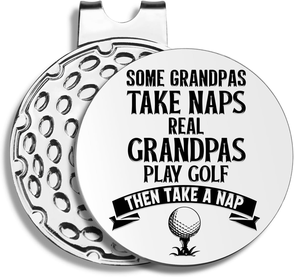 Best Dad by Par Golf Ball Markers, Men's Golf Accessories, Birthday Retirement Golf Gifts for Dad Husband Grandpa
