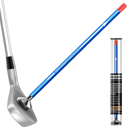 Golf Magnetic Alignment Rods,Golf Club Alignment Sticks,Magnetic Swing Training Aid Accessories Visualize Calibrate Golf Shots,hit The Target with The Right Golf Swing,Golf Gift