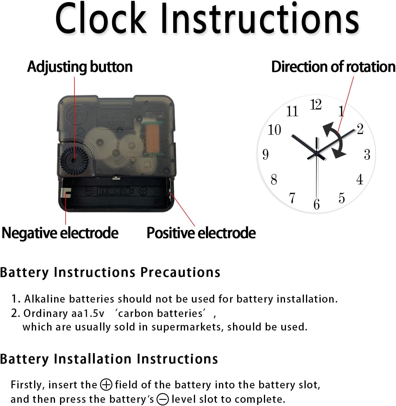 Square Glass Wall Clock Silent Analog Wall Clocks Battery Operated 12 Inch Colorful Wall Clock for Bedroom Living Room Office Classroom