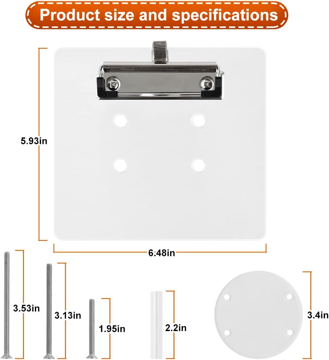Golf Cart Scorecard with Pencil Holder Suitable for Almost All EZGO/Club Car/Yamaha Golf Carts Models with 5 or 6 Hole Golf Cart Steering Wheels