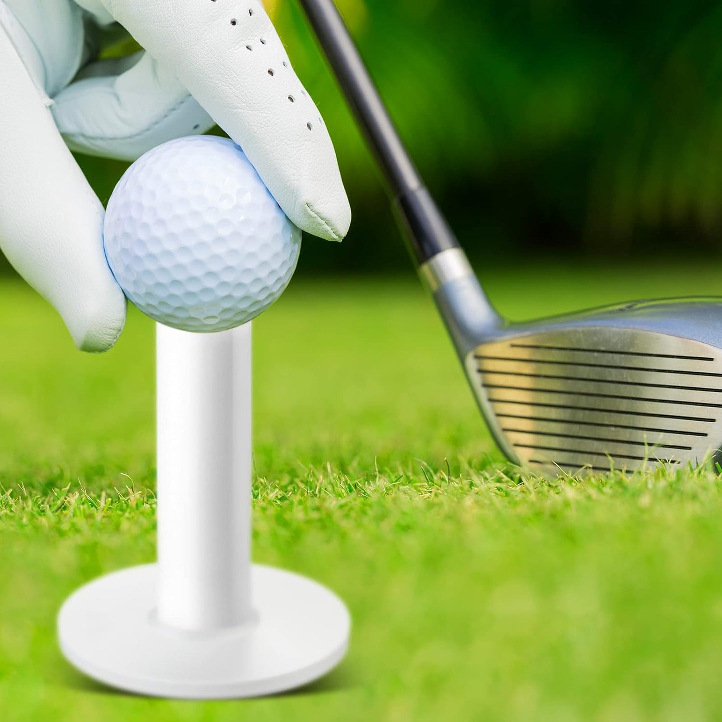 Sosation 23 Pieces Rubber Golf Tees Set Tees Holders for Driving Range Mats Value Rubber Ball Seat for Golf Hitting Mats and Indoor Outdoor Training Mixed Size 1.5 2.3 2.7 3.1 3.5 Inch