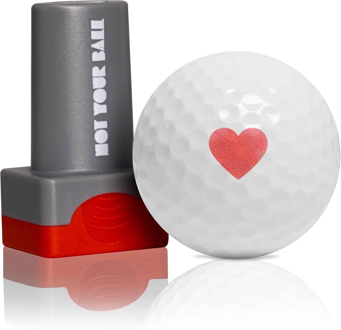 QUBI Golf Ball Stamp, Golf Ball Stamper, Self-Inking Golf Ball Stamp Marker to Identify Golf Balls, Golf Gift Golf Accessories for Men and Women Golfers