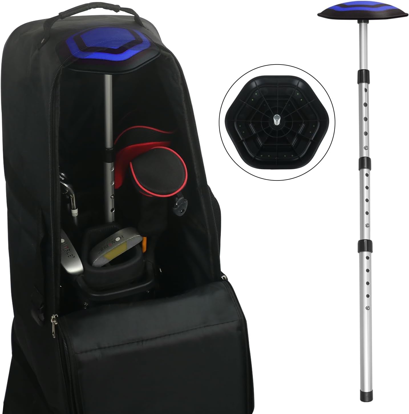 Golf Travel Bag Support System, Golf Club Travel Protection Kit