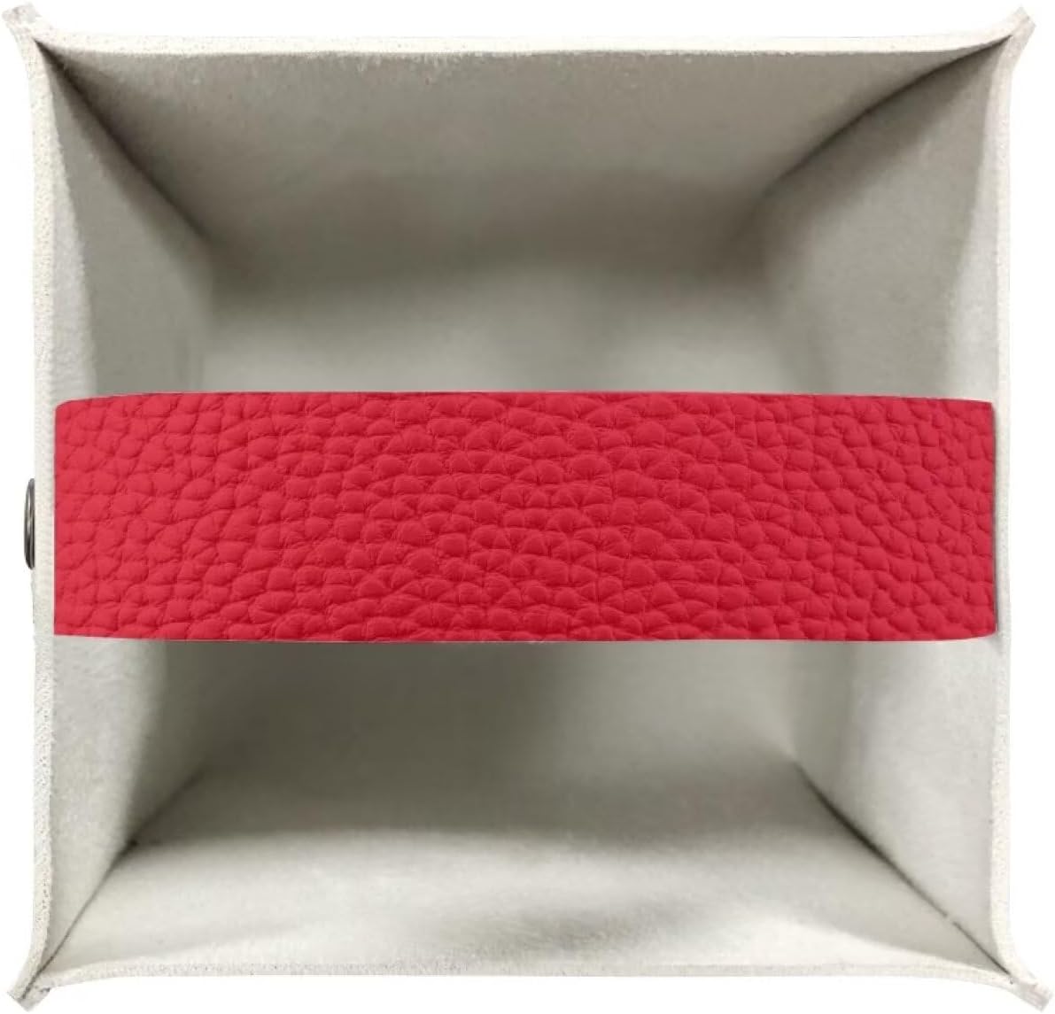 Christmas Tissue Box Cover Cute Penguin Tissue Box Square Red Tissue Box Holder with White Snowflake Fun Tissue Box for Office Bedroom Car Bathroom Xmas Decor