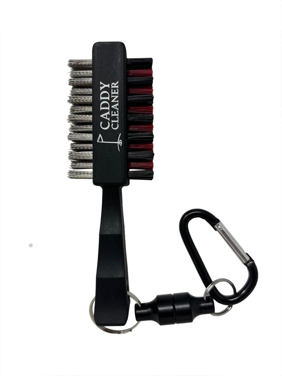 Clean Swing Mini Brush – Golf Club Cleaner with Magnetic Clip, Dual-Sided Brush | Golf Accessories for Men, Best Golf Gift | Caddy Cleaner