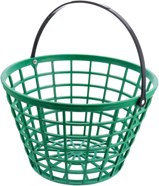 Portable Golf Ball Storage Basket Container with Handle for Outdoor Sports Practice Organizing Balls and