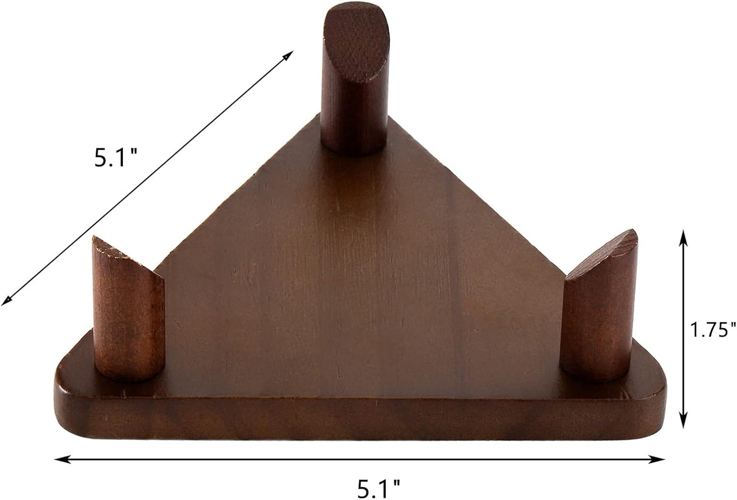 Frcctre 3 Pack Wooden Ball Stand Holder Display Stand for Football, Basketball, Soccer, Volleyball, Rugby - Wood Sports Ball Storage Rack Trophy Autograph Memorabilia Display Cases