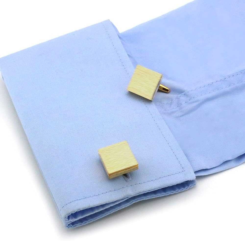 S&W Wedding Cufflinks for Men Cuffs with Gift Box Business for Tuxedo Shirts