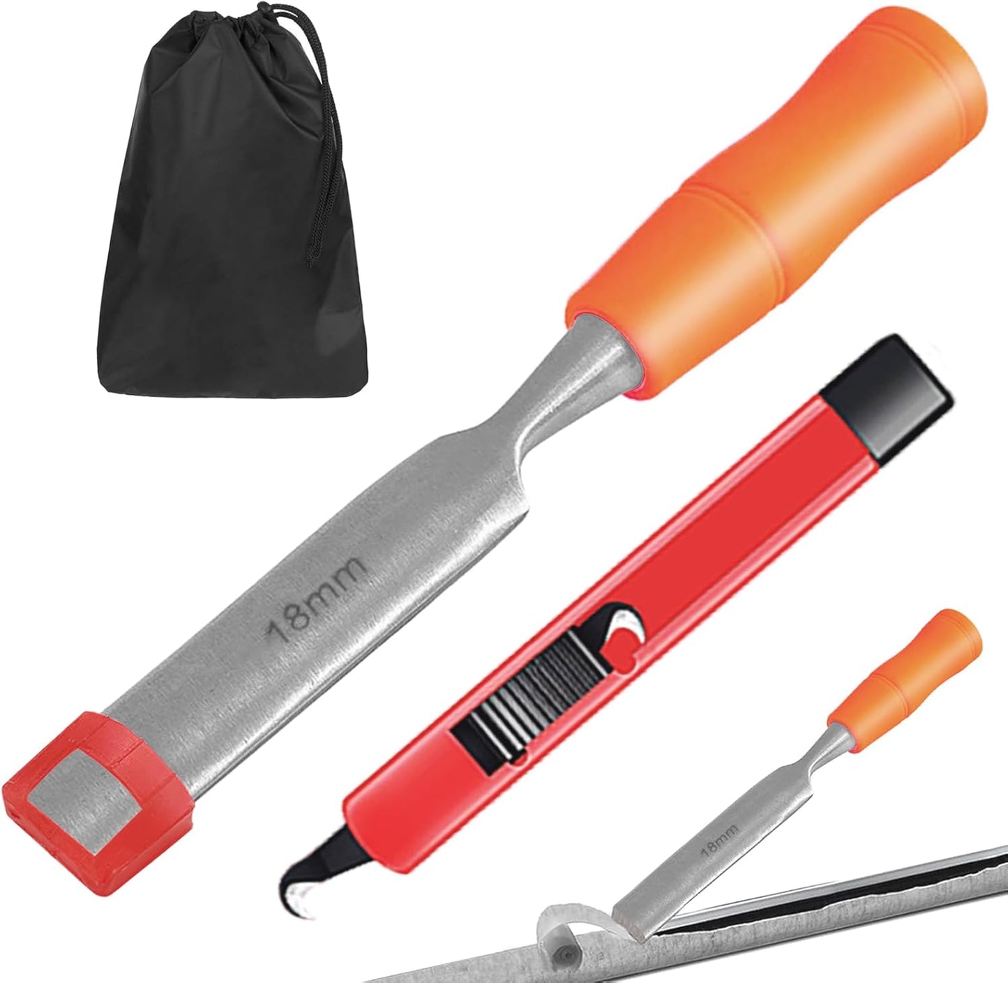 TRINKA Golf Grip Tape Stripper Remover Tool Kits, Golf Grip Tape Remover with Golf Grip Removal Tool Hook Knife, Tape Stripper Remover for Regripping Graphite/Steel Shaft, Golf Club Grip Repair Kit