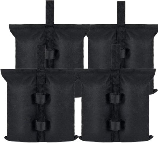 160LBS Canopy Tent Weights Set of 4 Empty Sand Bags for Canopy Tent Legs, Weights Sand Bags for Umbrellafor Outdoor Gazebos, Weights for Canopy Tent Legs,Umbrellas, Sunshades & Patio Furniture