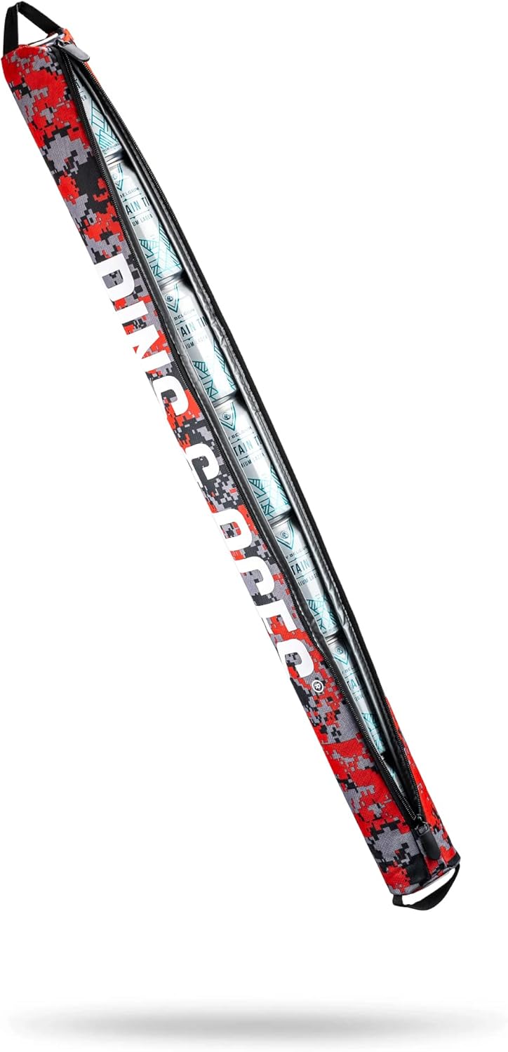 Pins & Aces Beer Sleeve 7-Can Insulated Cooler Sleeve - Stores Up to 7 Cans Discreetly in Your Golf Bag - Keeps Canned Beverages Cold On The Golf Course - Fits Most Golf Bags Styles & Types