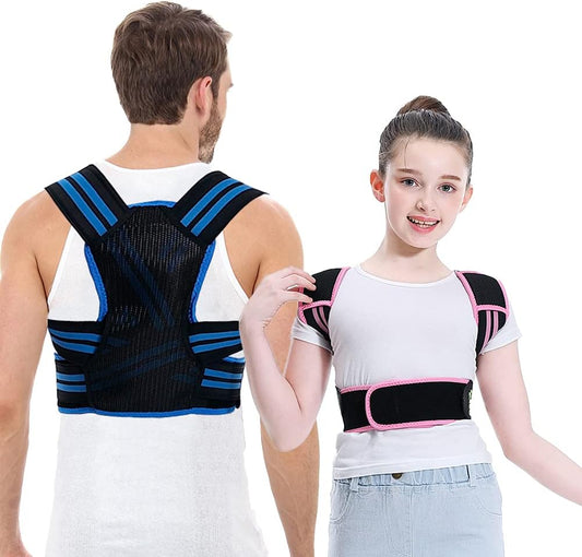 Lexniush Professional Posture Corrector for Kids and Teens, Effective Upper Back Posture Brace for Teenagers Boys Girls Spinal Support to Improves Slouch, Prevent Humpback, Relieve Back Pain