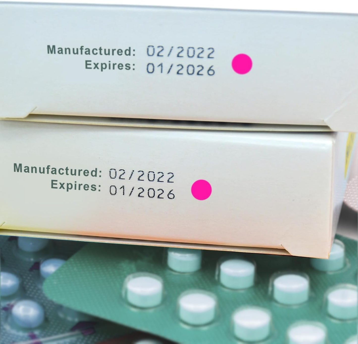 ChromaLabel 0.25 Inch Round Label Permanent Color Code Dot Stickers, 1000 Labels per Roll, Fluorescent Pink