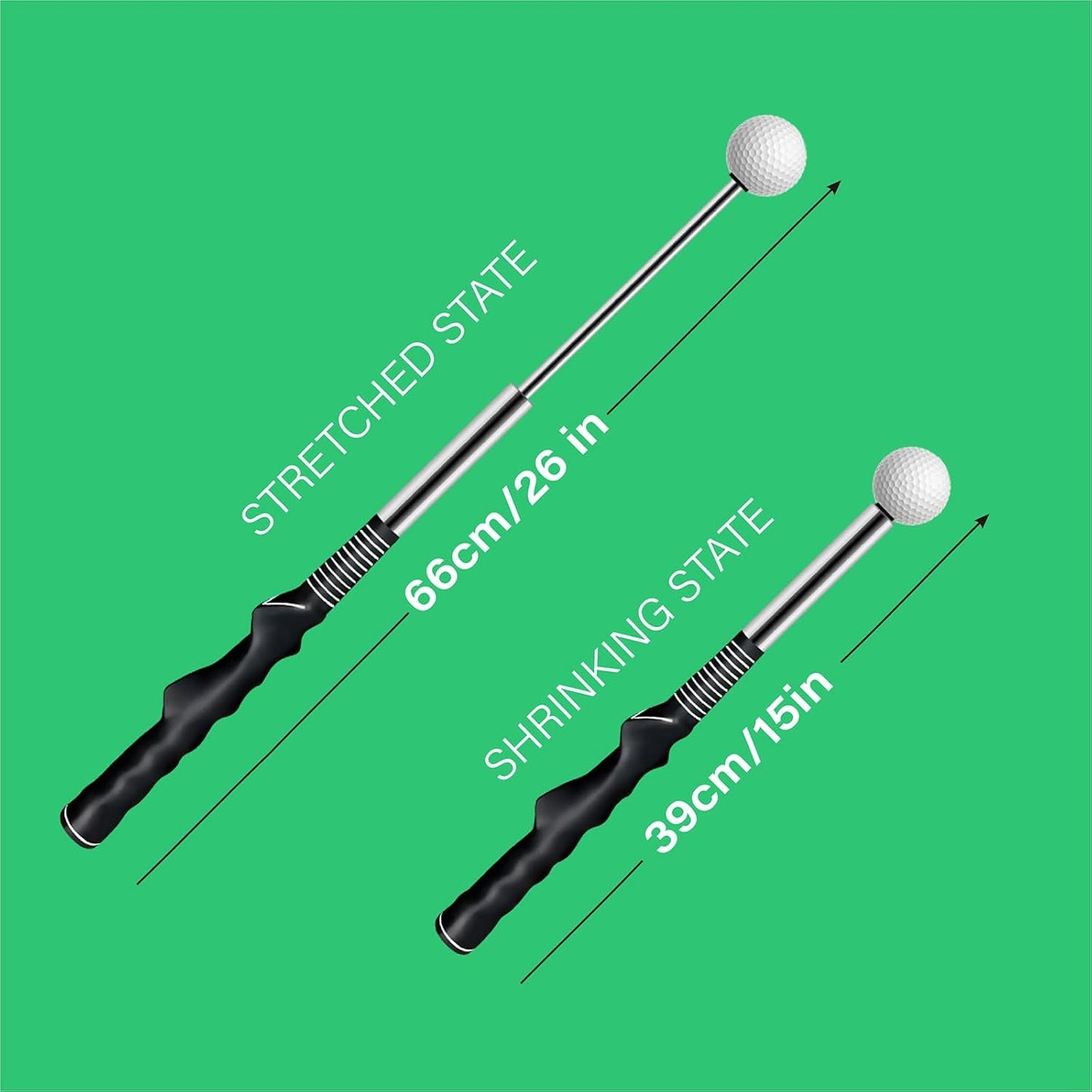 Joyniper Golf Training Wrist Trainer Golf Swing Practice Stick - Strength and Rhythm Training for Improved Shot Swing Control
