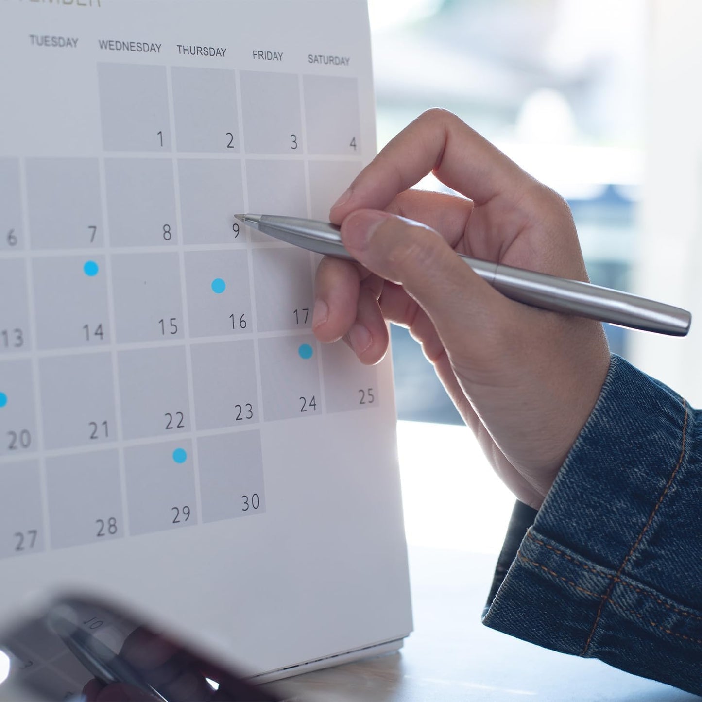 ChromaLabel 1/4 Inch Circle Sticker Labels, High Visibility Permanent Sticker Dots, Round Color Coding Labels - 1000 Sticky Dots per Roll, Light Blue Stickers