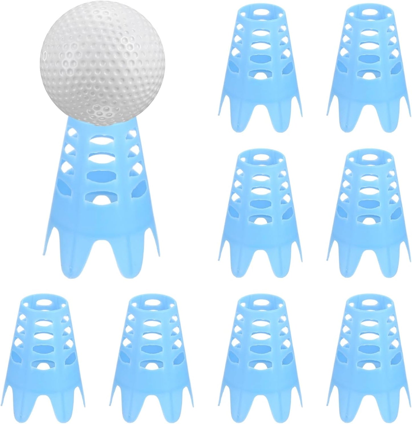 Golf Simulator Tees - Plastic Golf Tees Use for Home & Outdoor & Indoor Driving Range & Winter Turf
