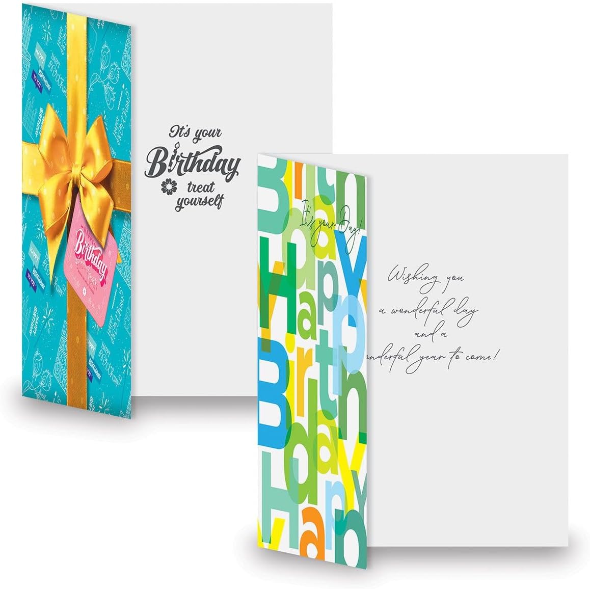 Current Confetti Celebration Birthday Cards Value Pack - Set of 20, Large 5 x 7 Inch Cards, Sentiments Inside, Envelopes Included
