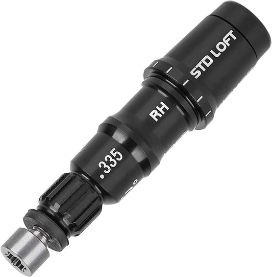 Golf Shaft Adapter Sleeve .335 Tip Driver Fairway RH Compatible with Taylormade M1 M2 M3 M4 M5 M6 SIM SIM2 R15 QI10, Qi35 Stealth2, Stealth,BRNR Mini Driver Black