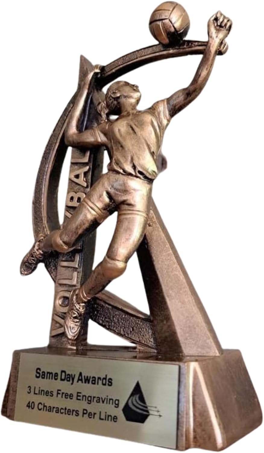 Sports Trophy – Ultra Action 6.5 Inch Engraved Resin Award – Personalized Recognition for Kids Youth Teams Schools Adult Leagues Coaches and Achievement Awards