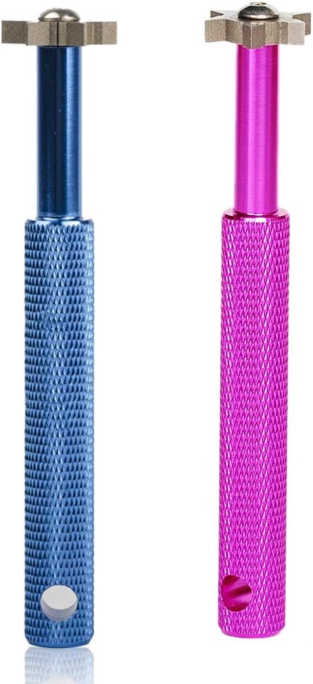 HIFROM Groove Sharpener with 6 Heads - Golf Club Groove Sharpener Re-Grooving Tool and Cleaner for All Irons Pitching Sand Lob Gap and Approach Wedges and Utility Clubs ¡­