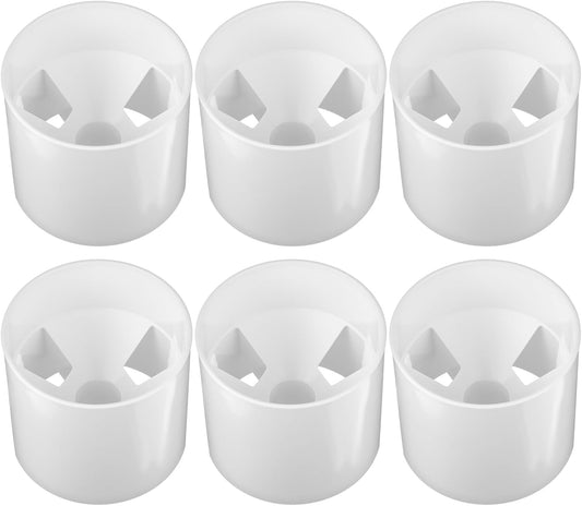 6 Pcs Golf Hole Cup,Accessories for Backyard Practice Putting Green, ABS Plastic Golf Putting Cup for Outdoor, Dimension 4" Depth, Diameter 4 1/4 inches