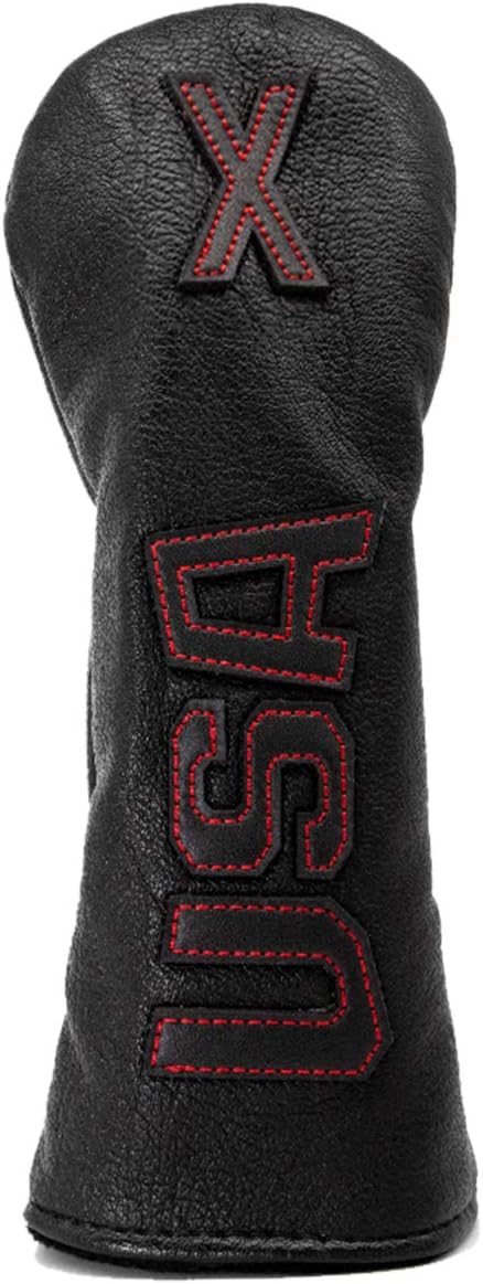 TaylorMade, Titleist, Callaway Golf Driver & Fairway Wood Headcovers - Black Synthetic Leather, Thick, Cool, USA Made