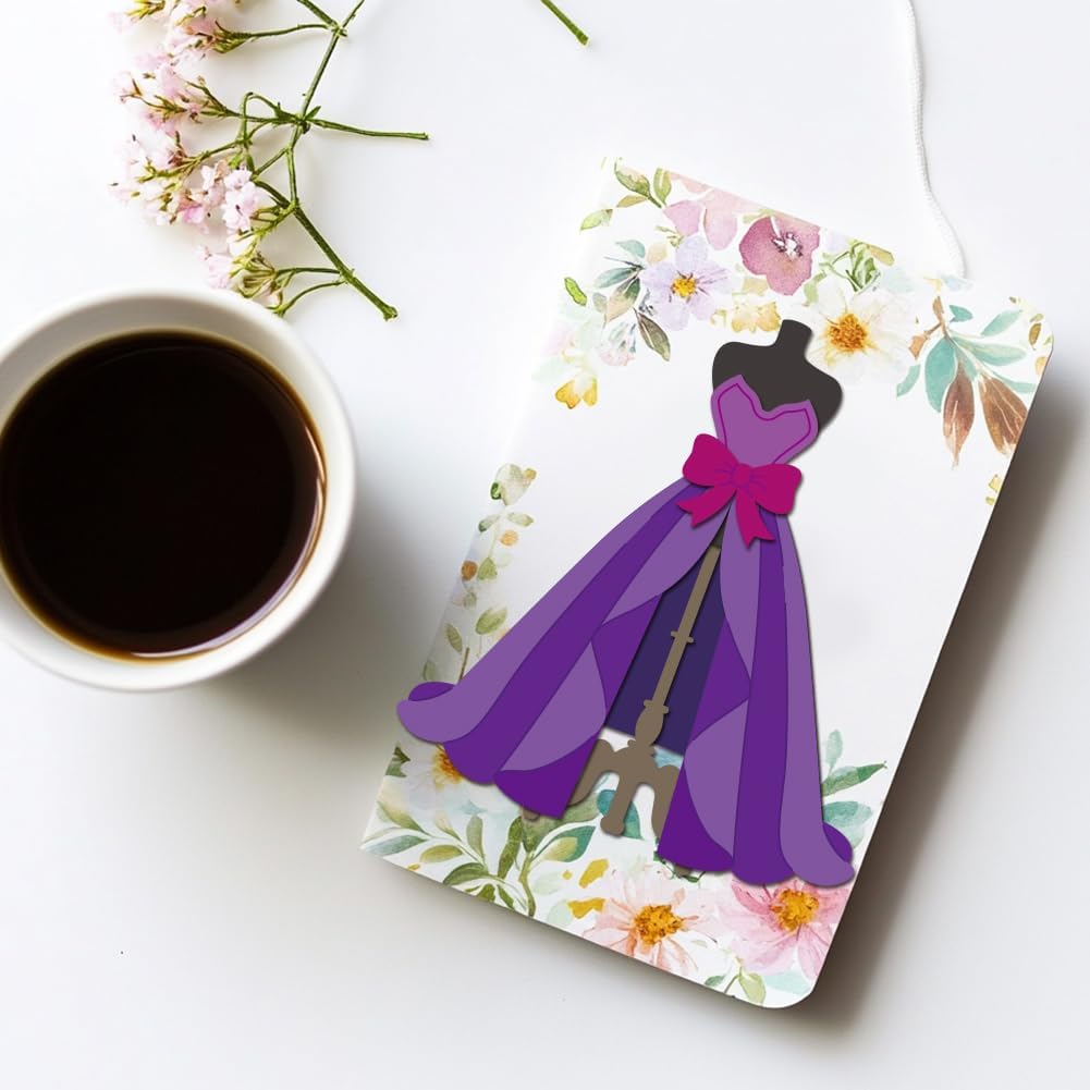 MAYJOYDIY Models Skirts Dress Cutting Dies Dress Decoration Metal Die Template Skirt Hem Papercutting Art Crafts Embossing Carbon Steel Stencils for Card Making Scrapbooking Album Gift Decoration