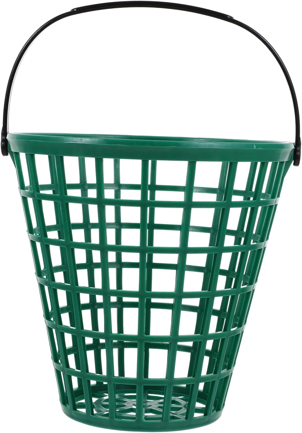 Stainless Steel Golf Ball Organizer Basket with Lid – Vintage Practice Range Storage & Beer Pong Bucket (Rust-Proof, Heavy-Duty for Indoor/Outdoor Use)