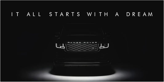 Motivational Wall Art for Office, Super Car Art Canvas, Inspirational Automotive Decor for Range Rover Sportscar Lovers, Motivational Wall Decor for Office and Home, Car Poster (20" x 40" in)