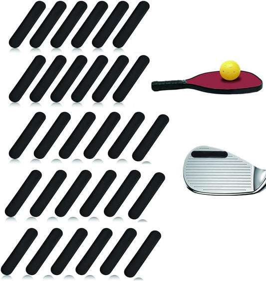 Golf Lead Tape Pickleball Lead Tape Adhesive Lead Sheet 30pcs 2.0×0.4in 3g,Golf Training Accessories|for Golf Iron Woods Putter or Tennis Racket Badminton Racket Weight Adjustment