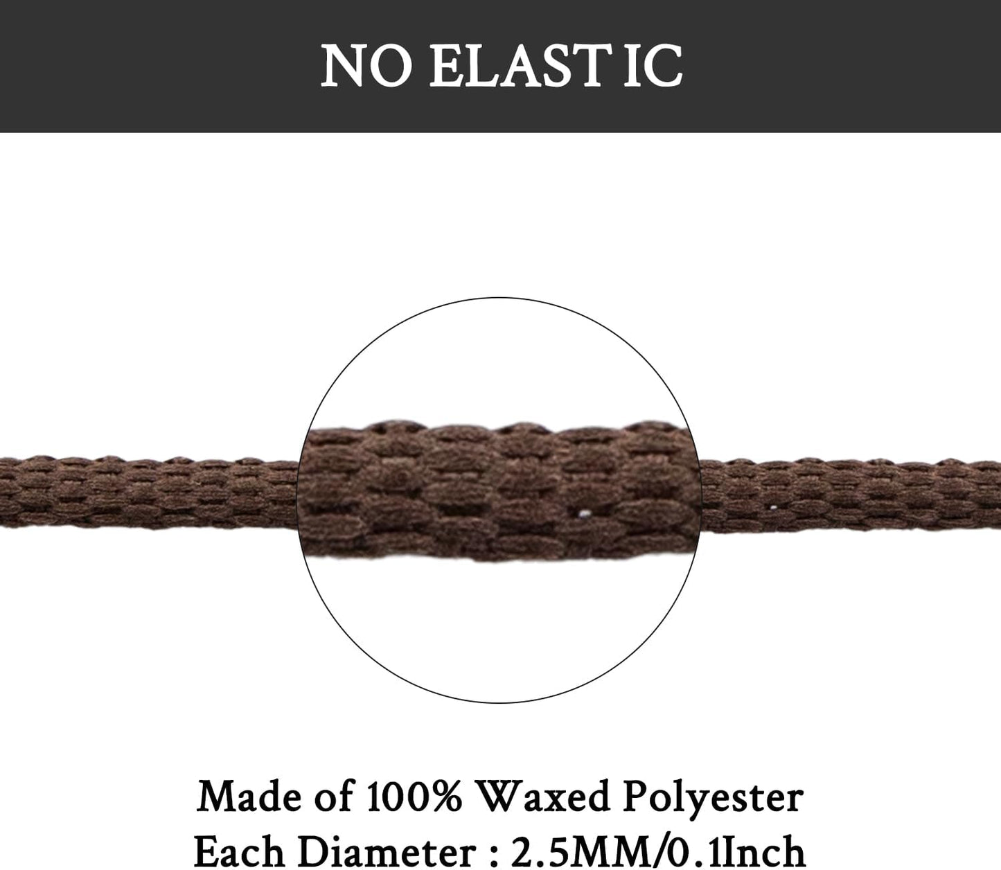 Endoto 2 Pairs Shoelaces for FootJoy Golf Dress Oxford Shoe Laces Replacement Shoe Strings