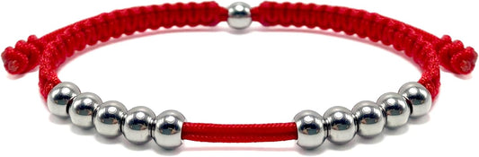 LAMIBEE Golf Stainless Steel 10 Beads Score Counter Bracelet, Golf Stroke Count Bracelet, Resizable and Easy to Adjust Golf Round Scoring Tracker, Durable and Stylish Golf Accessory