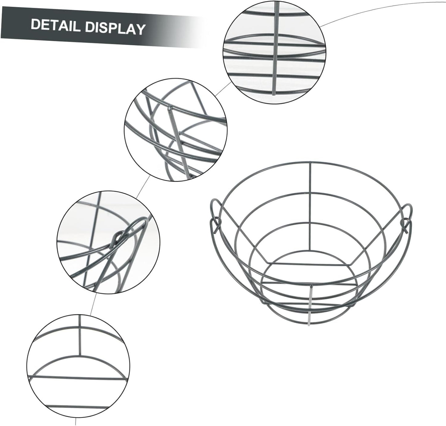 Golf Balls Collector Sports Supplies Easy to Carry Steel Wire Basket Golfing Accessory